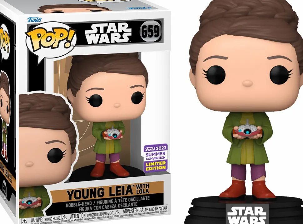 Star Wars: Obi-Wan Kenobi - Young Leia with Lola Pop! Vinyl Figure (2023 Summer Convention Exclusive)