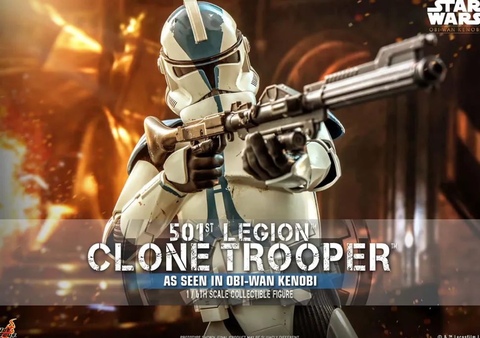 Star Wars: Obi-Wan Kenobi - 501st Legion Clone Trooper 1/6th Scale Hot Toys Action Figure