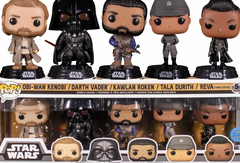 Star Wars: Obi-Wan Kenobi - Obi-Wan, Darth Vader, Kawlan Roken, Tala Durith & Reva Pop! Vinyl Figure 5-Pack