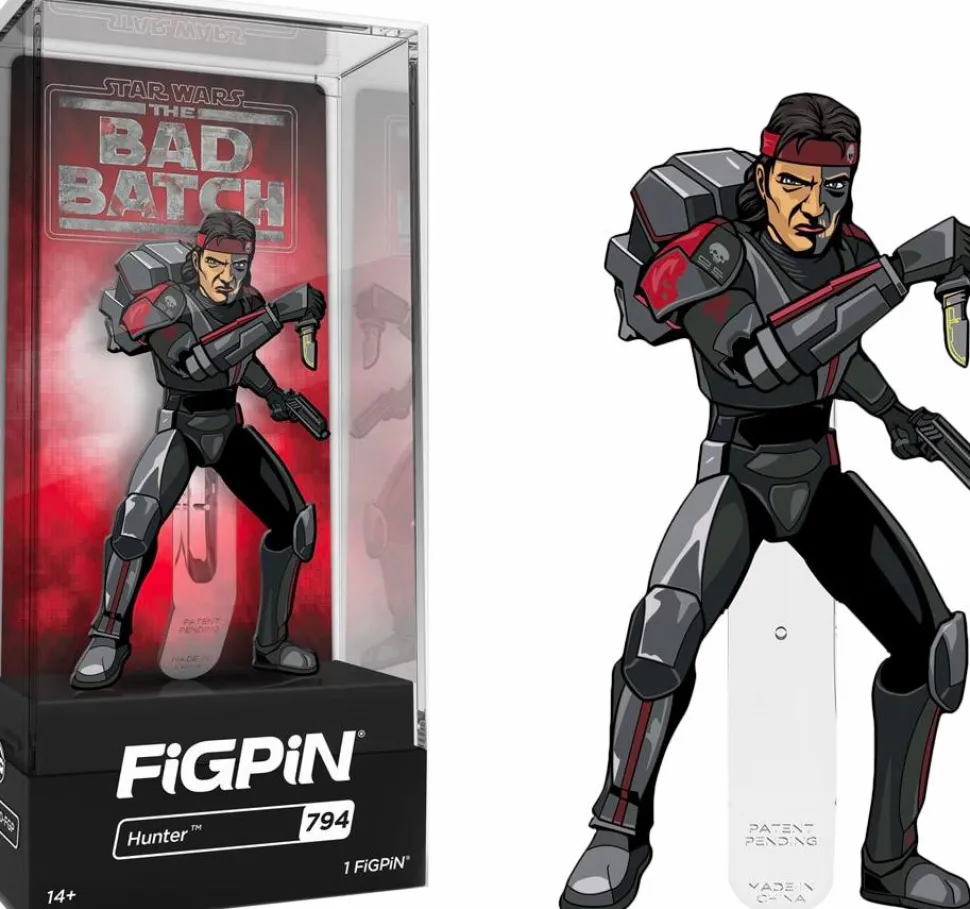 Star Wars: The Bad Batch - Hunter (Unmasked) FigPin Enamel Pin