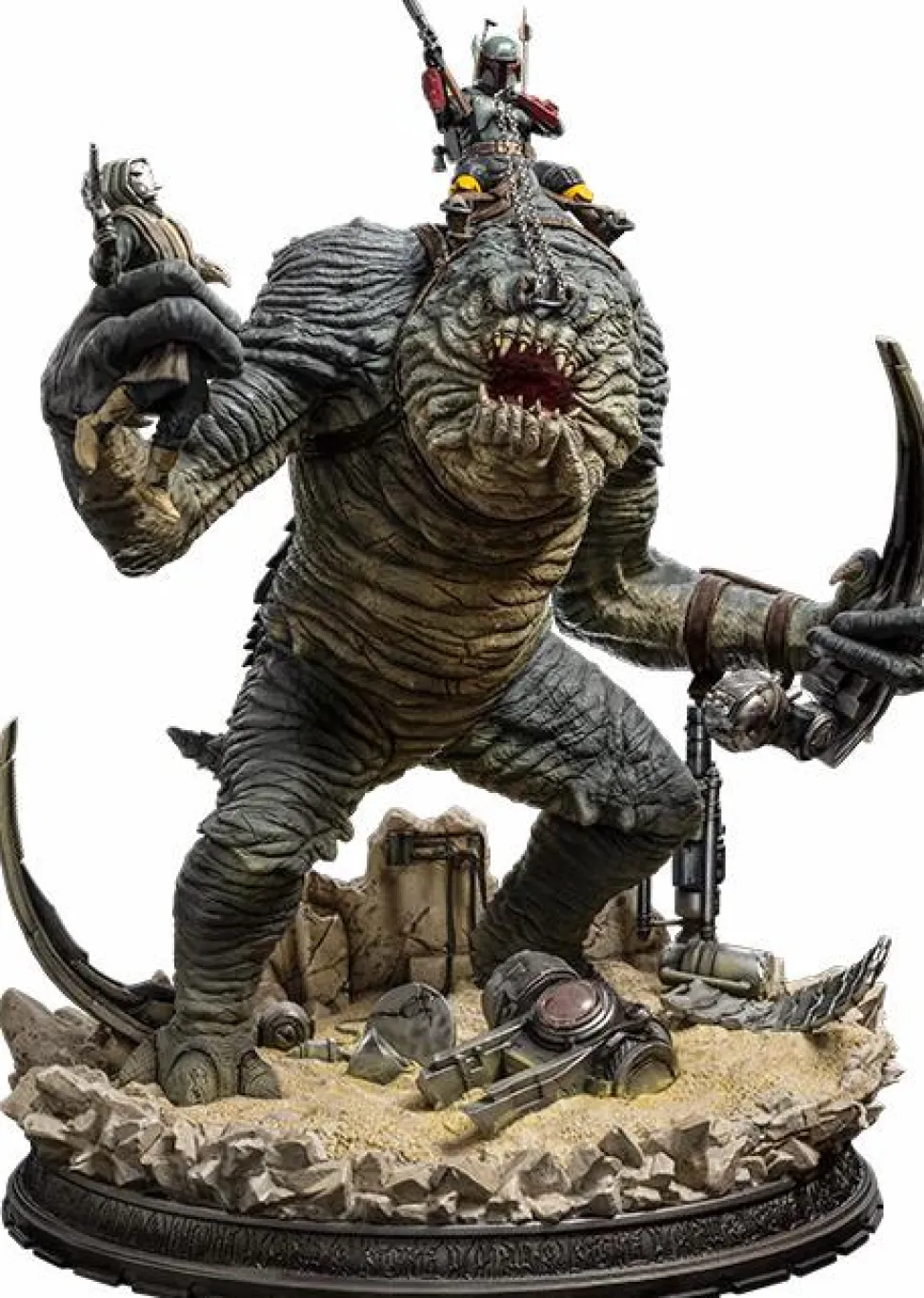 Star Wars: The Book of Boba Fett - Boba Fett & Rancor 1/20th Scale Diorama Statue