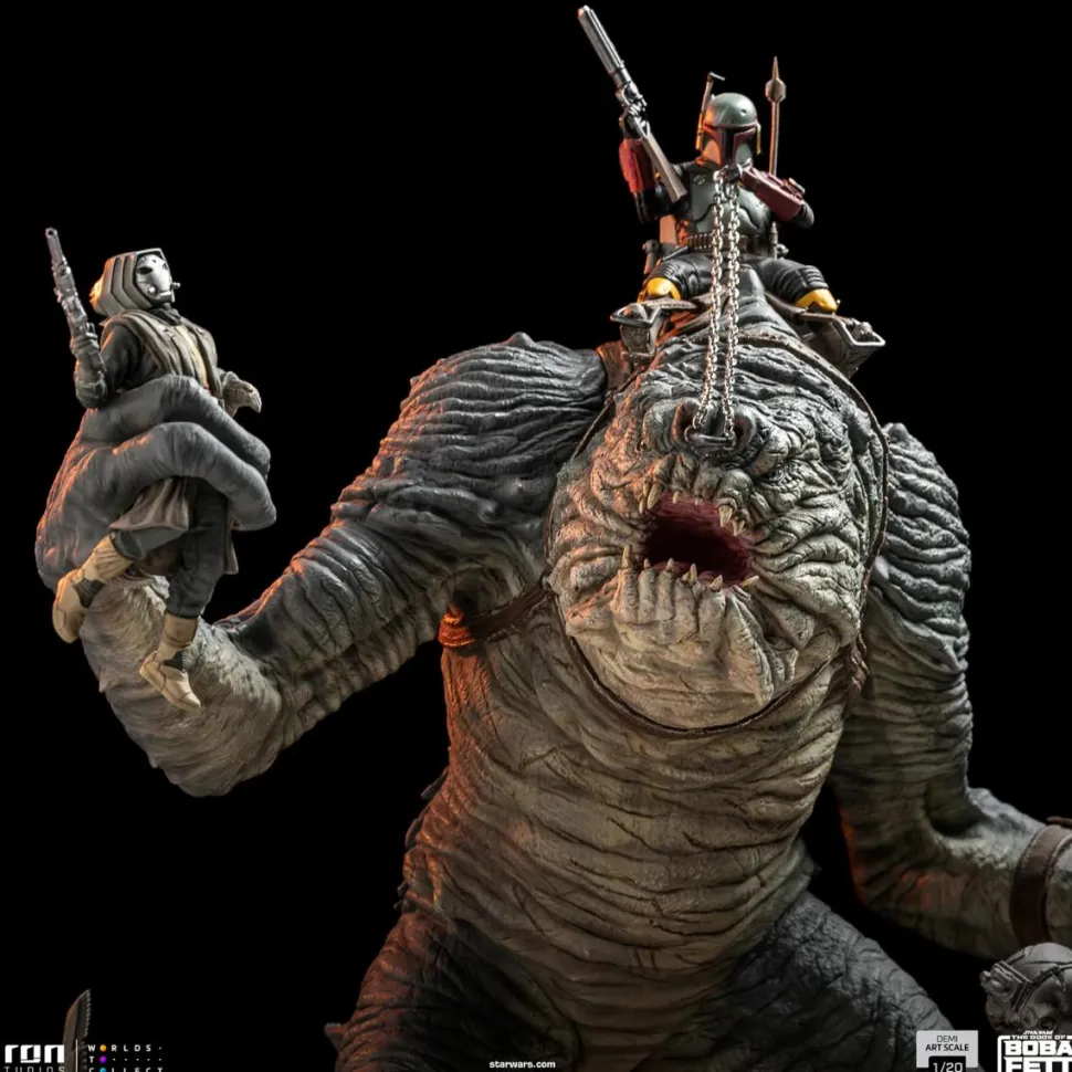 Star Wars: The Book of Boba Fett - Boba Fett & Rancor 1/20th Scale Diorama Statue