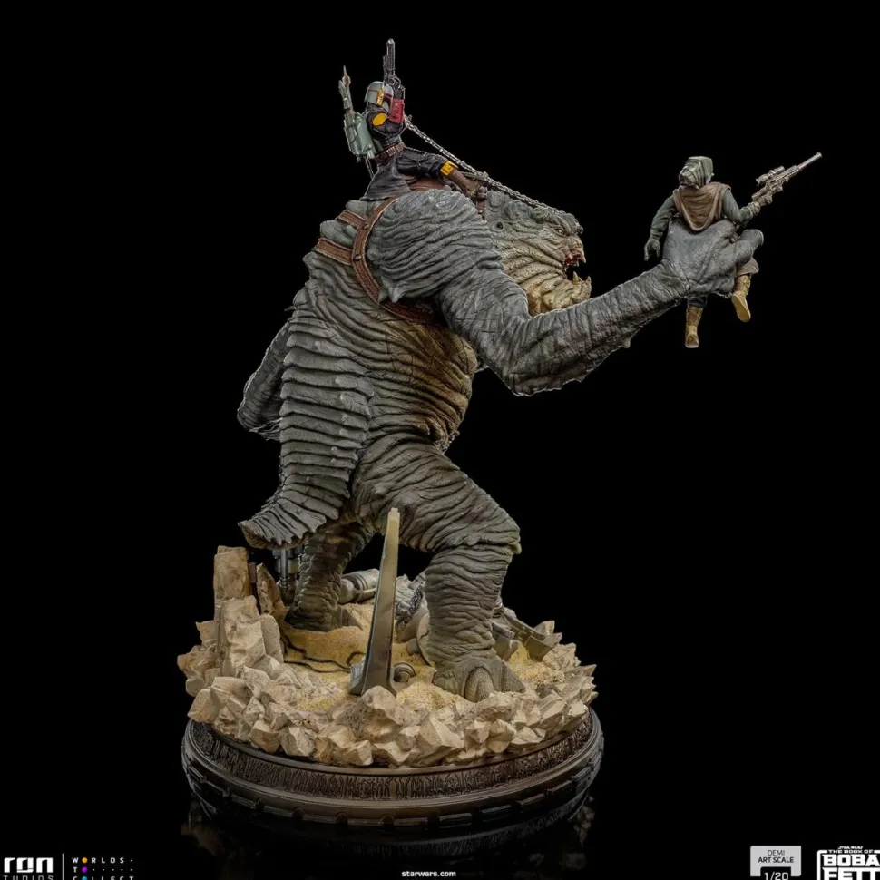 Star Wars: The Book of Boba Fett - Boba Fett & Rancor 1/20th Scale Diorama Statue