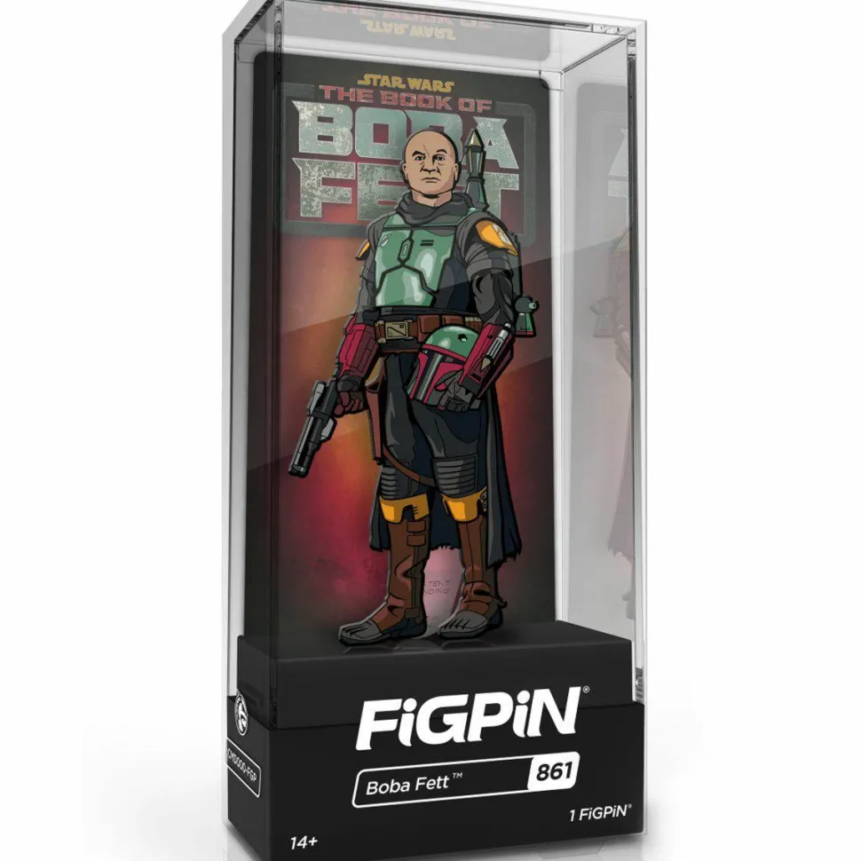 Star Wars: The Book of Boba Fett - Boba Fett Holding Helmet FigPin Enamel Pin