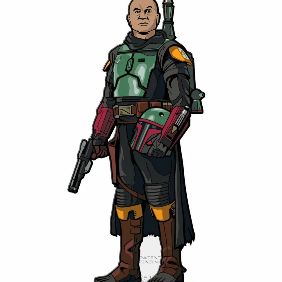 Star Wars: The Book of Boba Fett - Boba Fett Holding Helmet FigPin Enamel Pin