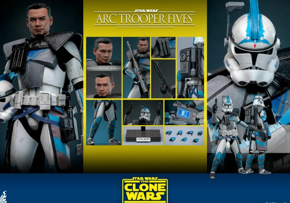 Star Wars: The Clone Wars - ARC Trooper Fives 1/6th Scale Hot Toys Action Figure