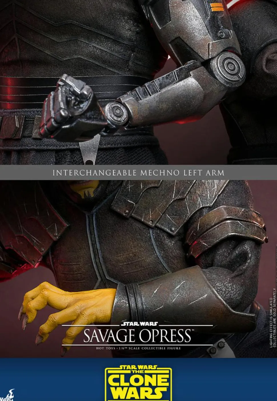 Star Wars: The Clone Wars - Savage Opress 1/6th Scale Hot Toys Action Figure