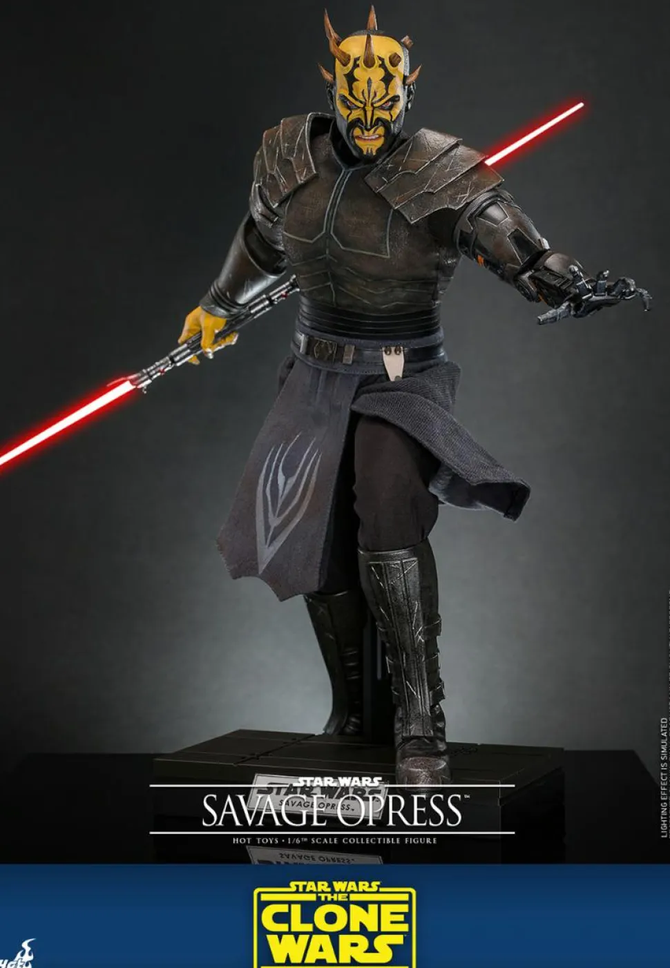 Star Wars: The Clone Wars - Savage Opress 1/6th Scale Hot Toys Action Figure