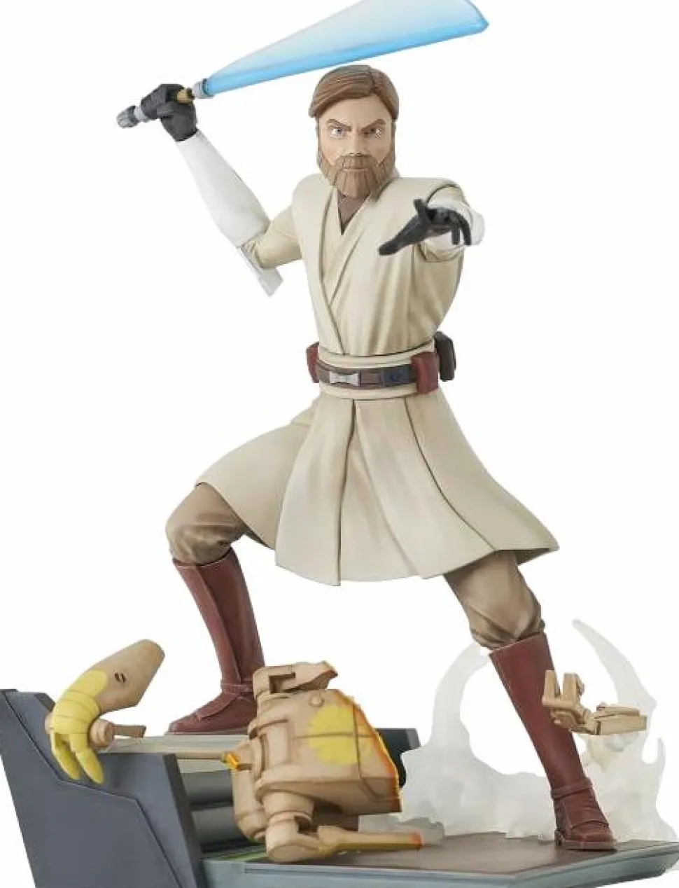 Star Wars: The Clone Wars - General Obi-Wan Kenobi Deluxe Gallery 11" PVC Diorama Statue