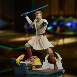 Star Wars: The Clone Wars - General Obi-Wan Kenobi Deluxe Gallery 11" PVC Diorama Statue