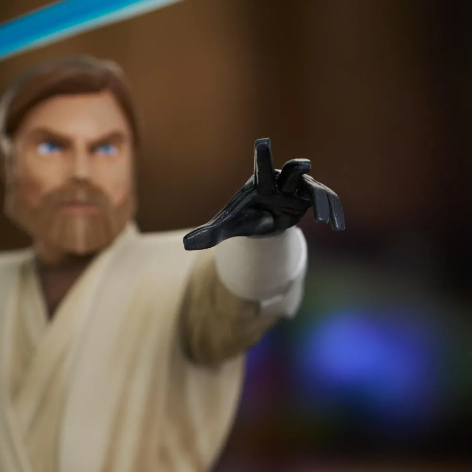 Star Wars: The Clone Wars - General Obi-Wan Kenobi Deluxe Gallery 11" PVC Diorama Statue