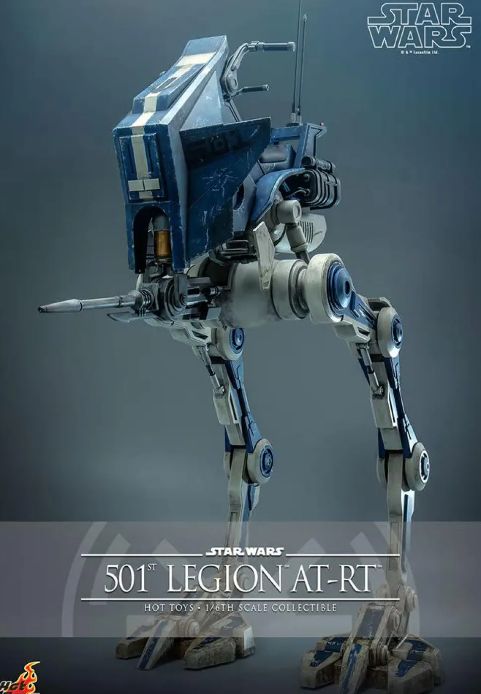 Star Wars: The Clone Wars - 501ST Legion AT-RT 1/6th Scale Hot Toys Figure
