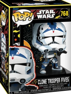 Star Wars: The Clone Wars - Clone Trooper Fives (Retro) Pop! Vinyl Figure