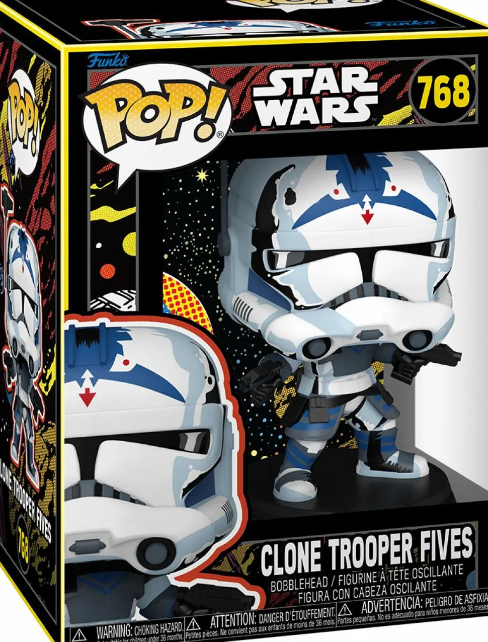 Star Wars: The Clone Wars - Clone Trooper Fives (Retro) Pop! Vinyl Figure