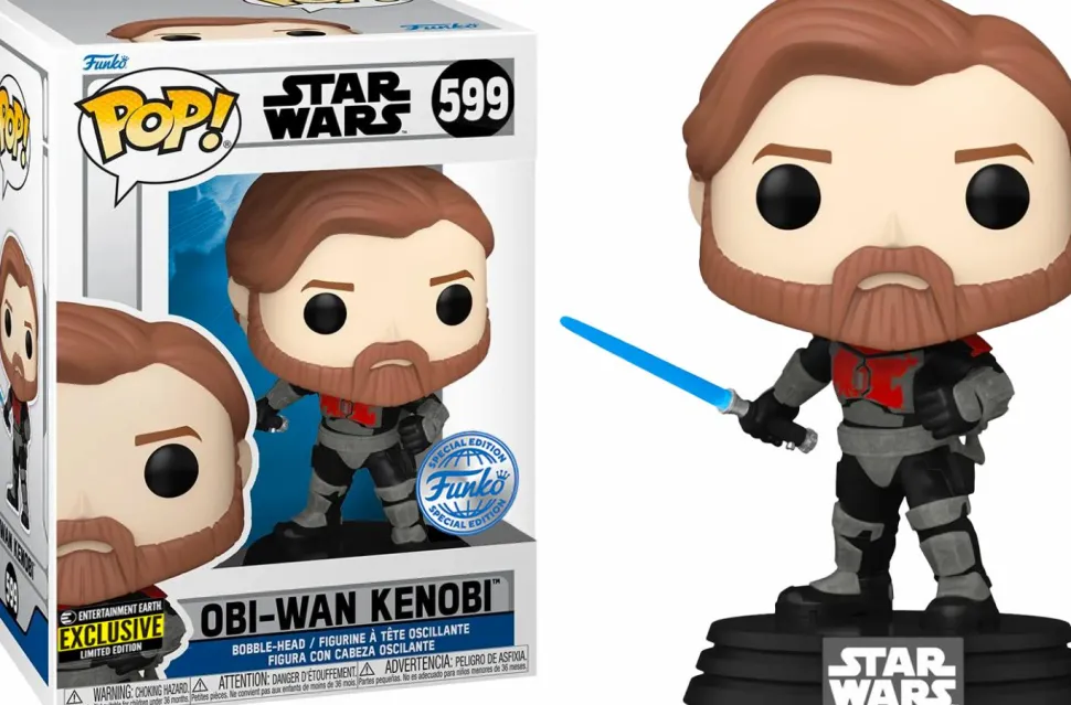 Star Wars: The Clone Wars - Obi-Wan Kenobi in Mandalorian Armor Pop! Vinyl Figure
