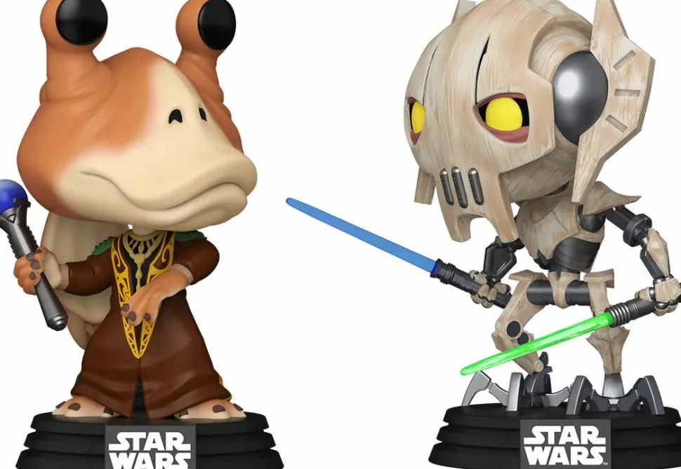 Star Wars: The Clone Wars - Jar Jar Binks vs General Grievous Pop! Vinyl Figure 2-Pack