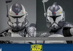 Star Wars: The Clone Wars - Clone Commander Wolffe 1/6th Scale Hot Toys Action Figure