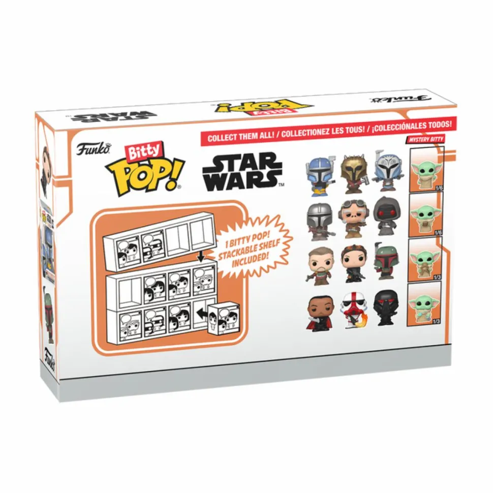 Star Wars: The Mandalorian - Heavy Infantry Mandalorian, The Armorer, Bo-Katan Kryze & Mystery Bitty Pop! Vinyl Figure 4-Pack