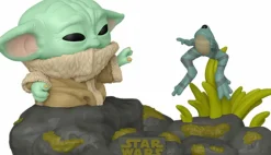 Star Wars: The Mandalorian - Grogu with Frog Deluxe Pop! Vinyl Figure