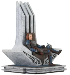 Star Wars: The Mandalorian - Bo-Katan on Throne Premier Collection 1/7th Scale Statue