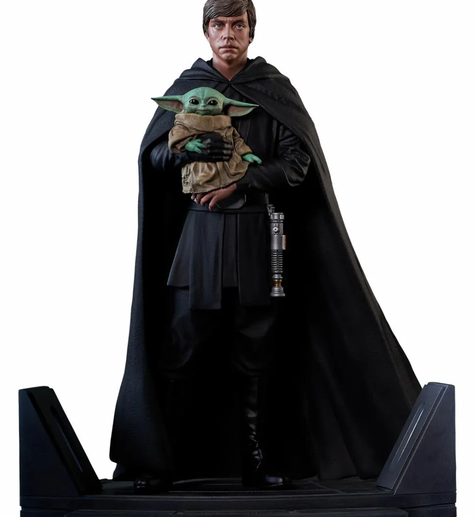 Star Wars: The Mandalorian - Luke Skywalker & Grogu Premier Collection 10” Statue
