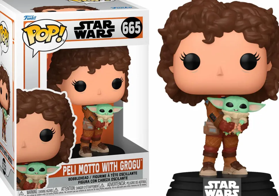 Star Wars: The Mandalorian - Peli Motto with Grogu Pop! Vinyl Figure