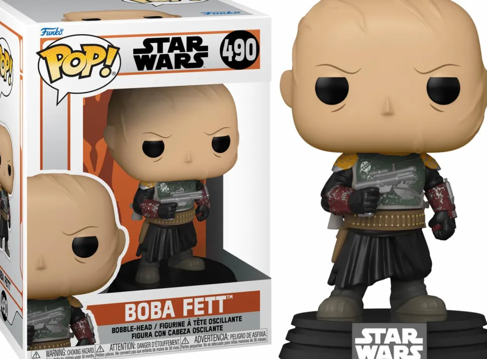 Star Wars: The Mandalorian - Boba Fett Unmasked Pop! Vinyl Figure