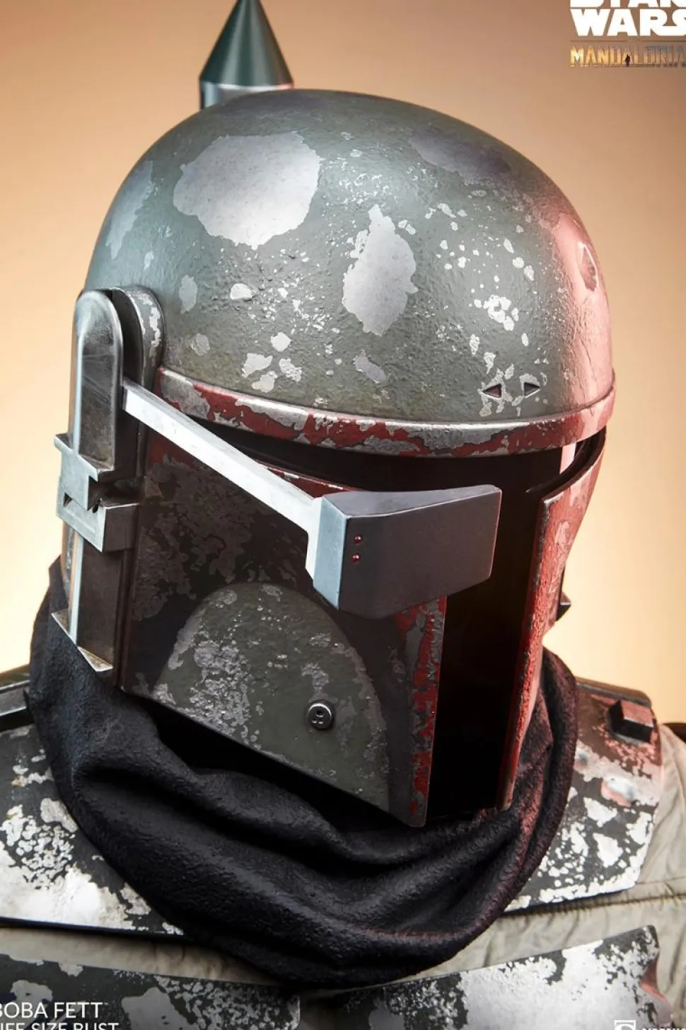 Star Wars: The Mandalorian - Boba Fett 1:1 Scale Life-Size Bust Statue