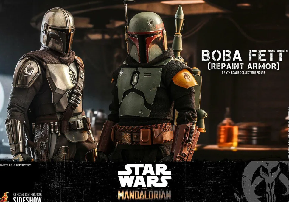 Star Wars: The Mandalorian - Boba Fett in Repaint Armor 1/6th Scale Hot Toys Action Figure