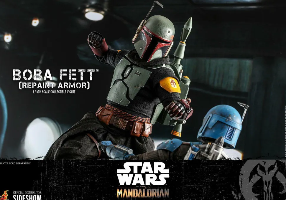 Star Wars: The Mandalorian - Boba Fett in Repaint Armor 1/6th Scale Hot Toys Action Figure