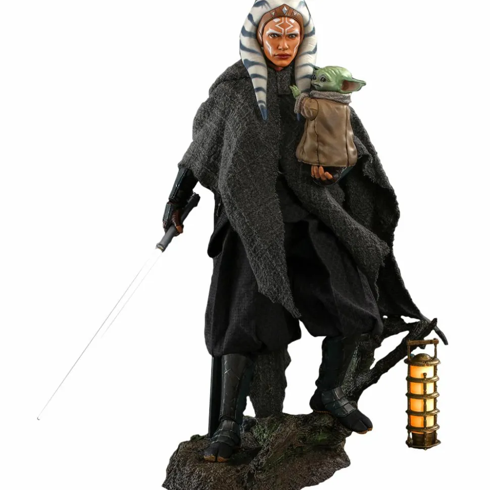 Star Wars: The Mandalorian - Ahsoka Tano & Grogu 1/6th Scale Hot Toys Action Figure 2-Pack