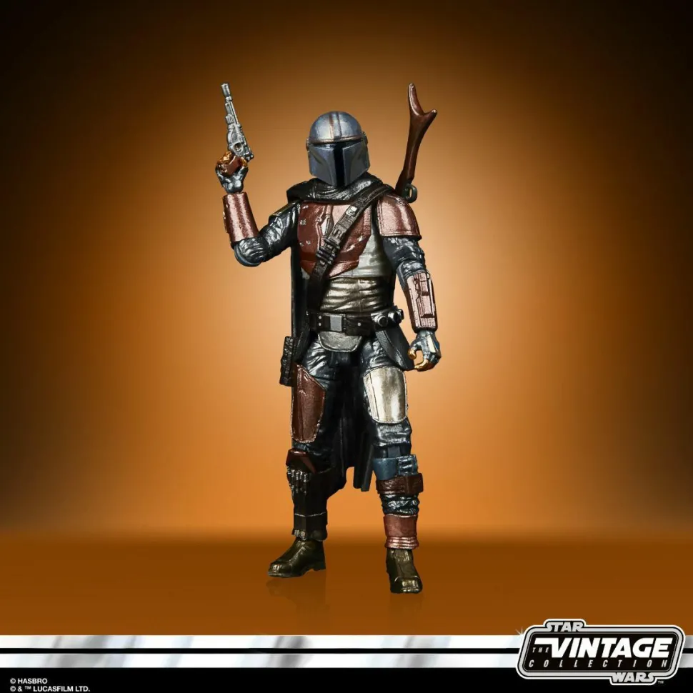 Star Wars: The Mandalorian - Carbonized Mandolorian 3.75” Kenner Action Figure