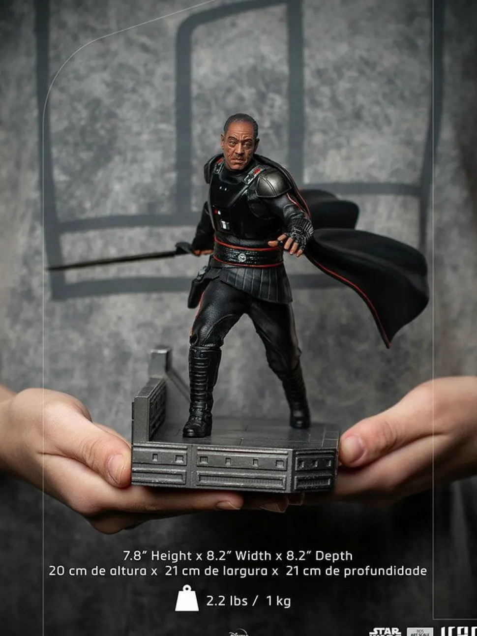 Star Wars: The Mandalorian - Moff Gideon 1/10th Scale Statue