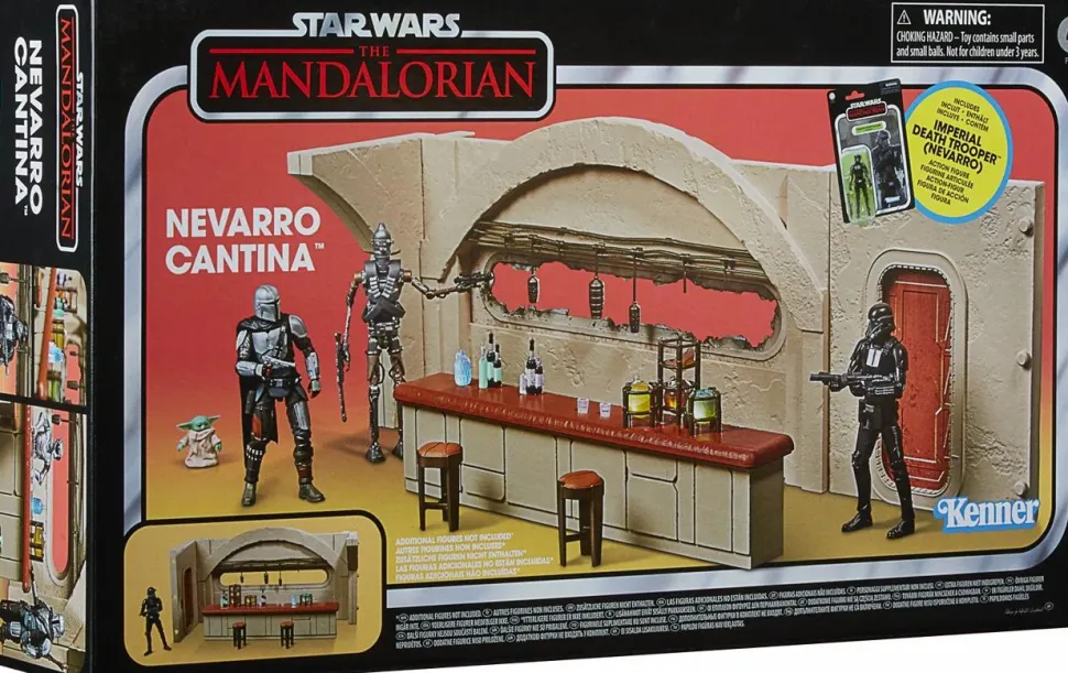 Star Wars: The Mandalorian - Nevarro Cantina with Imperial Death Trooper (Nevarro) Vintage Collection 3.75” Scale Action Figure Diorama Playset