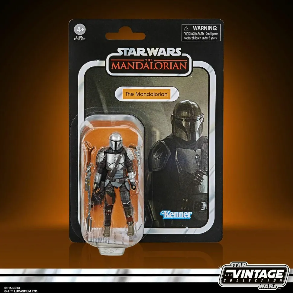 Star Wars: The Mandalorian - The Mandalorian in Beskar Armour Vintage Collection Kenner 3.75” Scale Action Figure