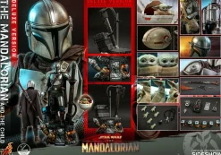 Star Wars: The Mandalorian - The Mandalorian & The Child Deluxe 1/4 Scale Hot Toys Action Figure 2-Pack (Int Sales Only)
