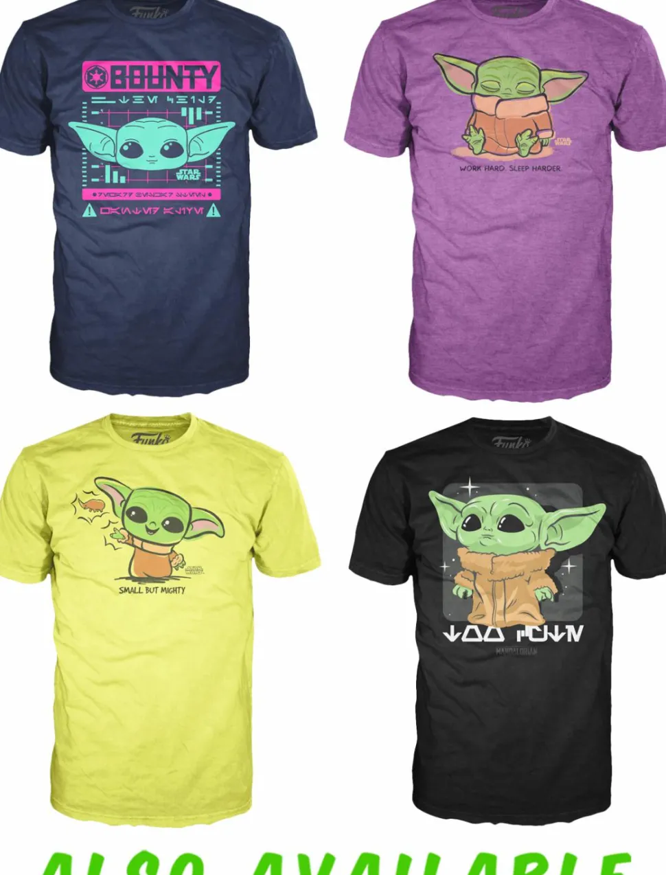 Star Wars: The Mandalorian - The Child (Baby Yoda) Work Hard, Sleep Harder SuperCute T-Shirt