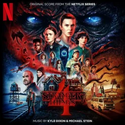 Stranger Things 4 - Original Score From The Netflix Series Volume 01 by Kyle Dixon & Michael Stein 2xLP Vinyl Record (Clear / Blue Coloured Vinyl)