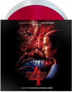 Stranger Things 4 - Original Score From The Netflix Series Volume 02 by Kyle Dixon & Michael Stein 2xLP Vinyl Record (Clear / Red Coloured Vinyl)