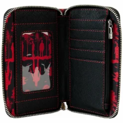 Stranger Things - Upside Down Shadows 4” Faux Leather Zip-Around Wallet