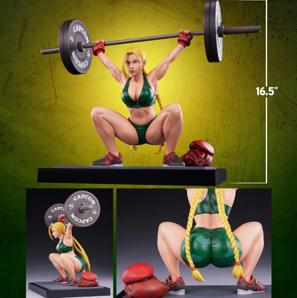 Street Fighter - Cammy Powerlifting (Classic Edition) 1/4 Scale Statue