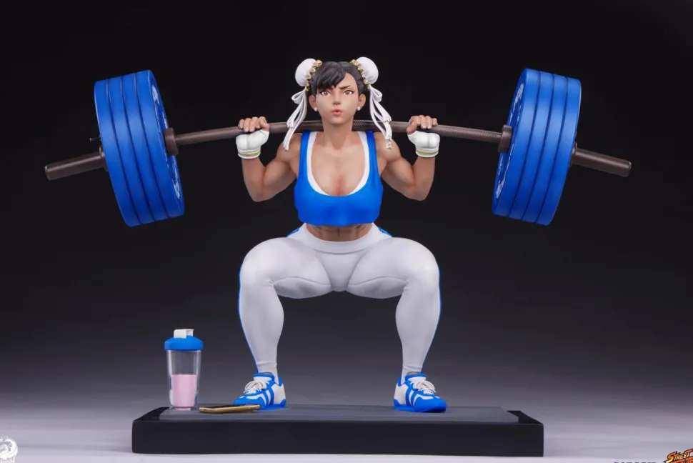 Street Fighter - Chun-Li Powerlifting 1/4 Scale Statue