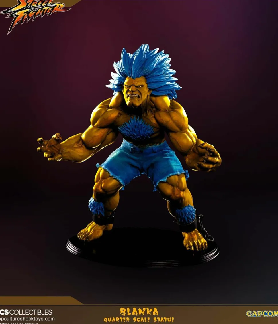 Street Fighter - Player 2 Exclusive Blanka 1/4 Scale Statue