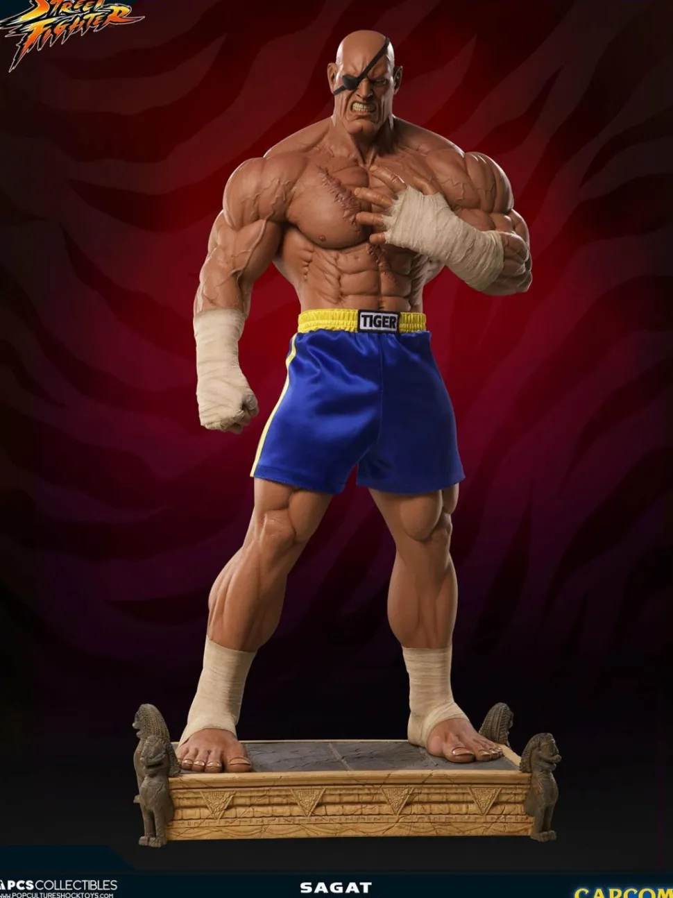 Street Fighter - Sagat 1/3 Scale Statue