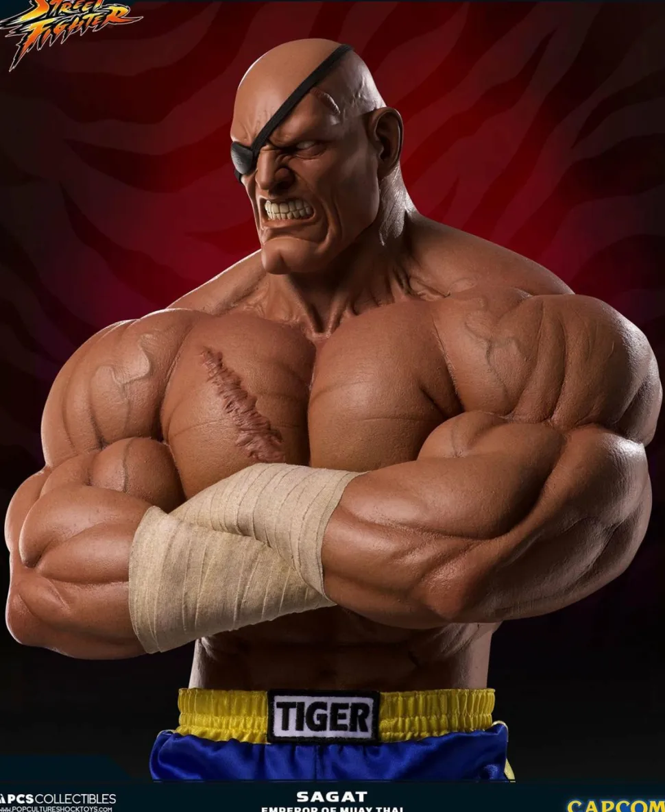 Street Fighter - Sagat Emperor of Muay Thai Exclusive 1/3 Scale Statue