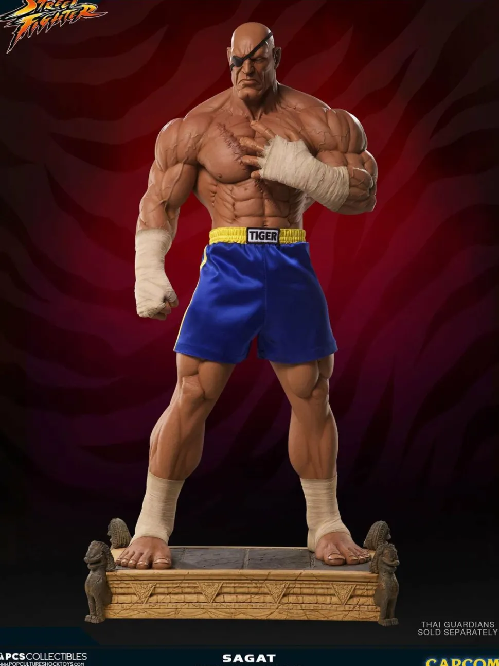 Street Fighter - Sagat Emperor of Muay Thai Exclusive 1/3 Scale Statue