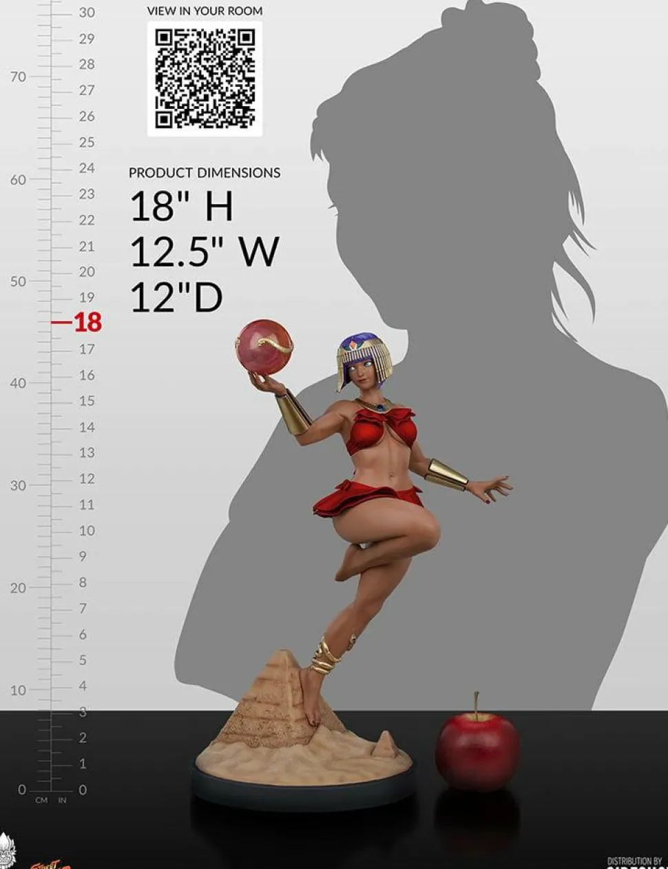 Street Fighter V - Menat Player 2 1/4 Scale Statue