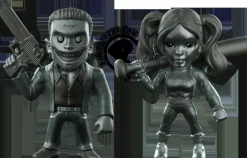 Suicide Squad - Harley Quinn and Joker 4” Metals Die-Cast Bare Metal Action Figure 2-Pack (2016 Convention Exclusive)