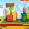 Super Mario - Mario with Acorn Plains Diorama World of Nintendo 2.5" Scale Action Figure Playset