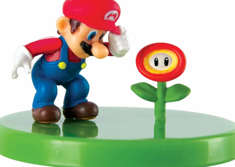 Super Mario - Super Mario Buildable 2" Vinyl Figure Blind Box Capsule (Display of 12)